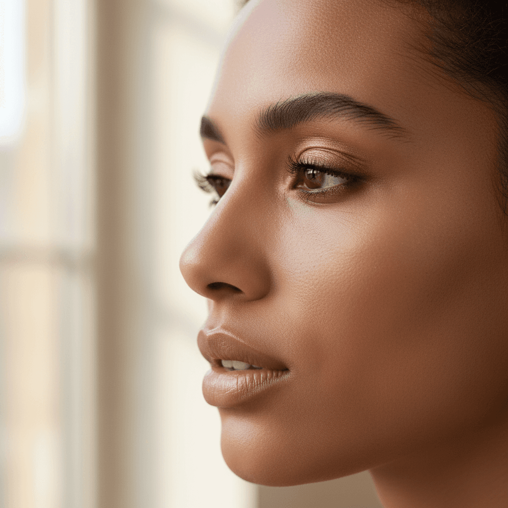 Makeup color matching in natural light